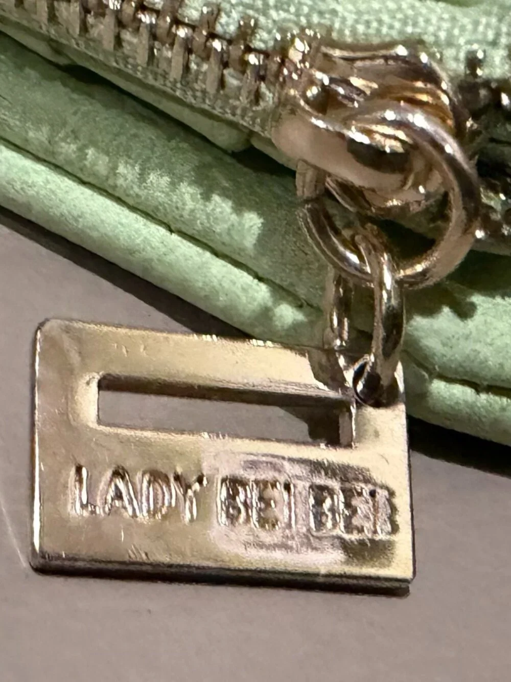 Lady Bei Bei Faux Suede Wallet
